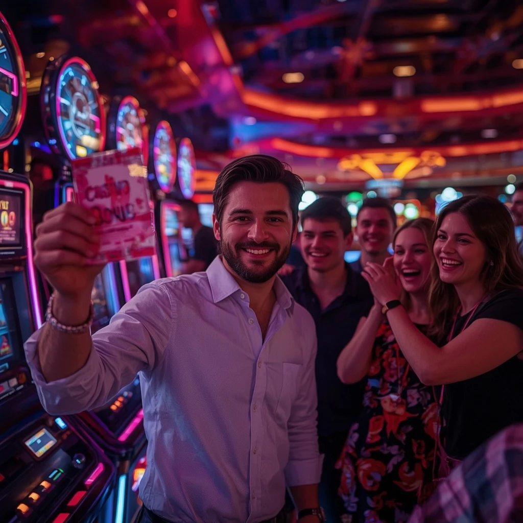 a person with a casino bonus FRESH CASINO