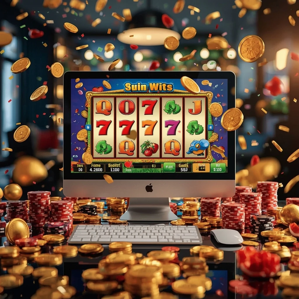 slot machines on the monitor FRESH CASINO