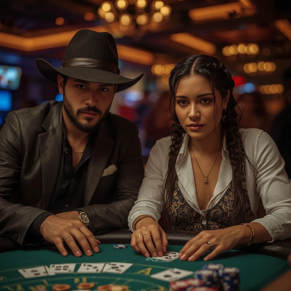 photo of two poker players at FRESH CASINO